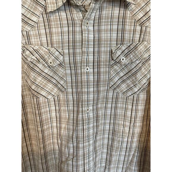 QuikSilver Mens Button Up Long Sleeve Polo, 100% Cotton, Style#F109196, Size XL - Picture 3 of 13